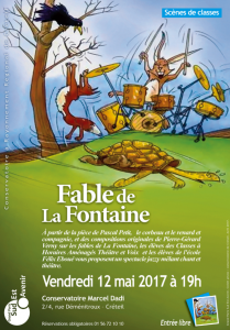 Affiche les fables de La FontaineCapture