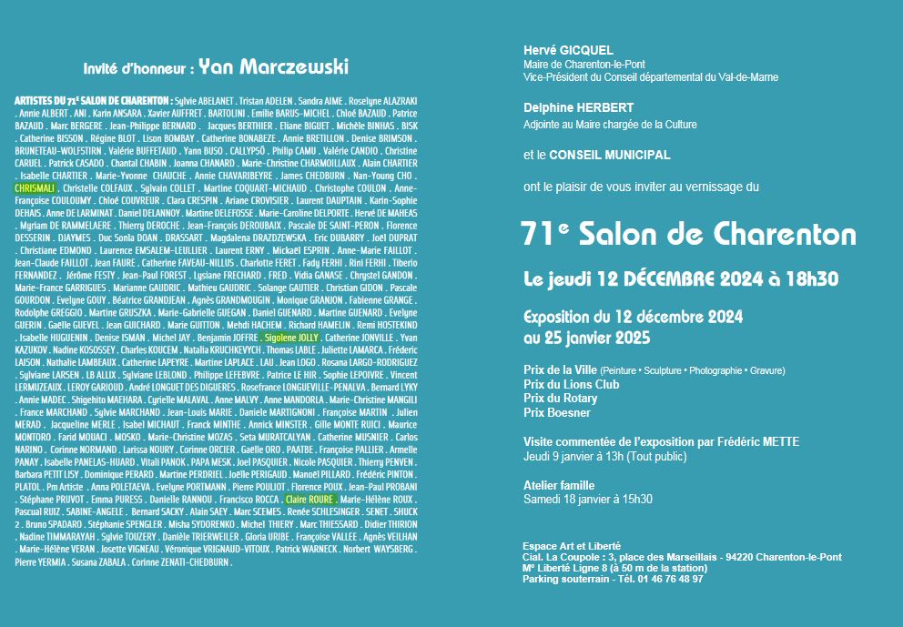 SALON CHARENTON 2 2025 Capture